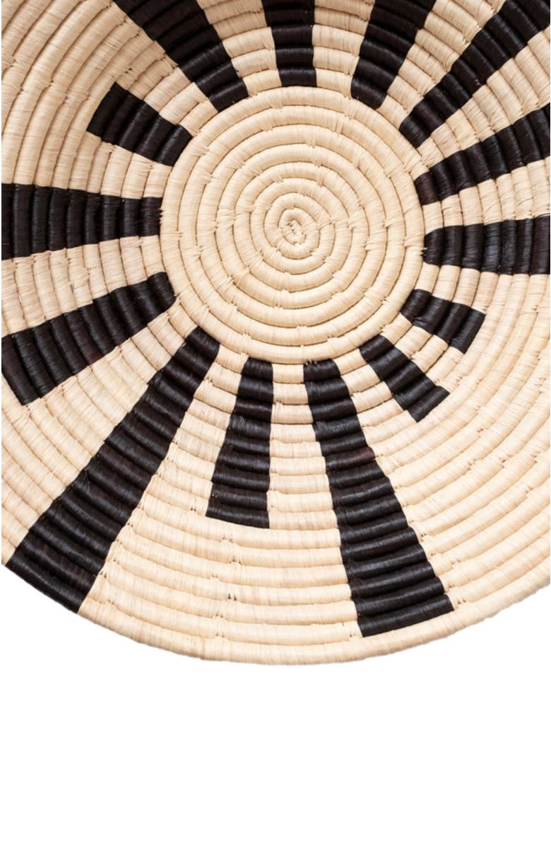 Maadili Collective Large Warp Speed Basket, Alternate, color, Black & Natural Fiber