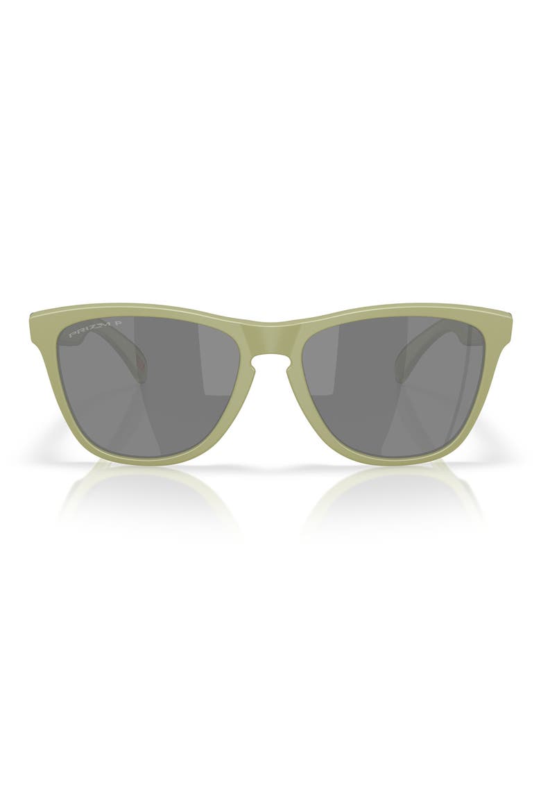 Frogskins 54mm Polarized Rectangular Sunglasses, Main, color, MATTE FERN / PRIZM BLACK POLAR