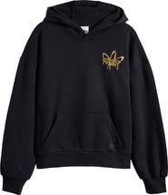 adidas Originals Kids' Trefoil Graffiti Pullover Hoodie