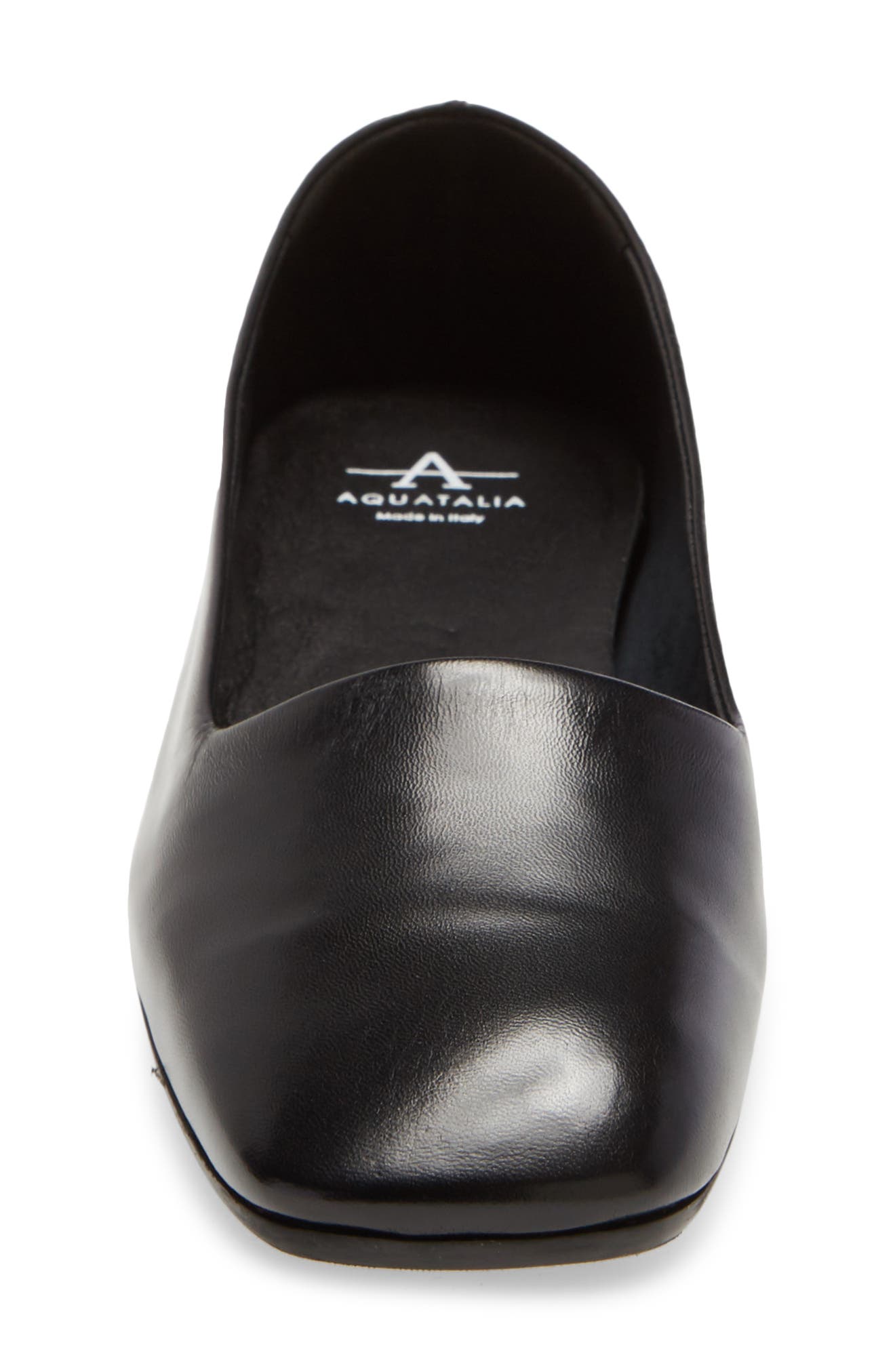 Aquatalia Rosy Weatherproof Square Toe Flat, Alternate, color, 