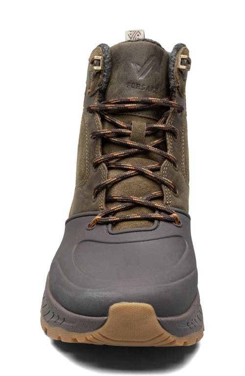 Shop Forsake Whitetail Waterproof Mid Sneaker Boot In Black Olive