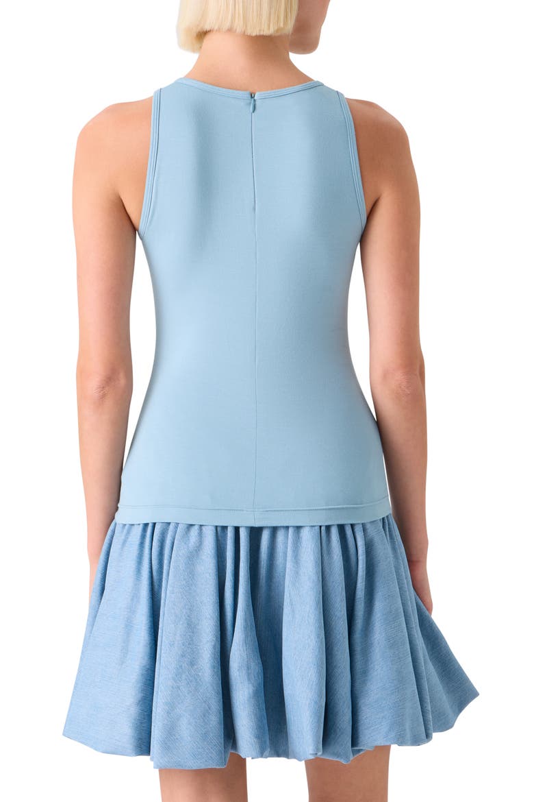 Sleeveless Stretch Modal Top, Alternate, color, SKY BLUE