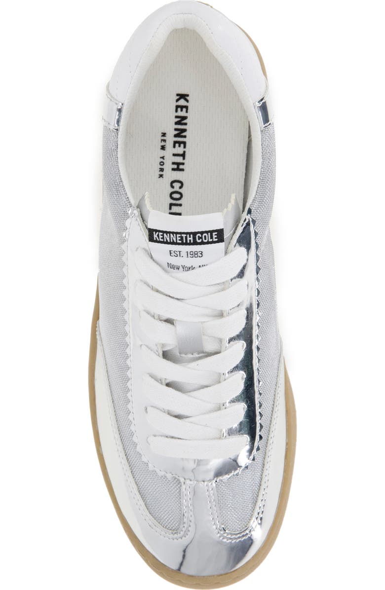 Kenneth Cole Sam Platform Sneaker, Alternate, color, Silver Mesh