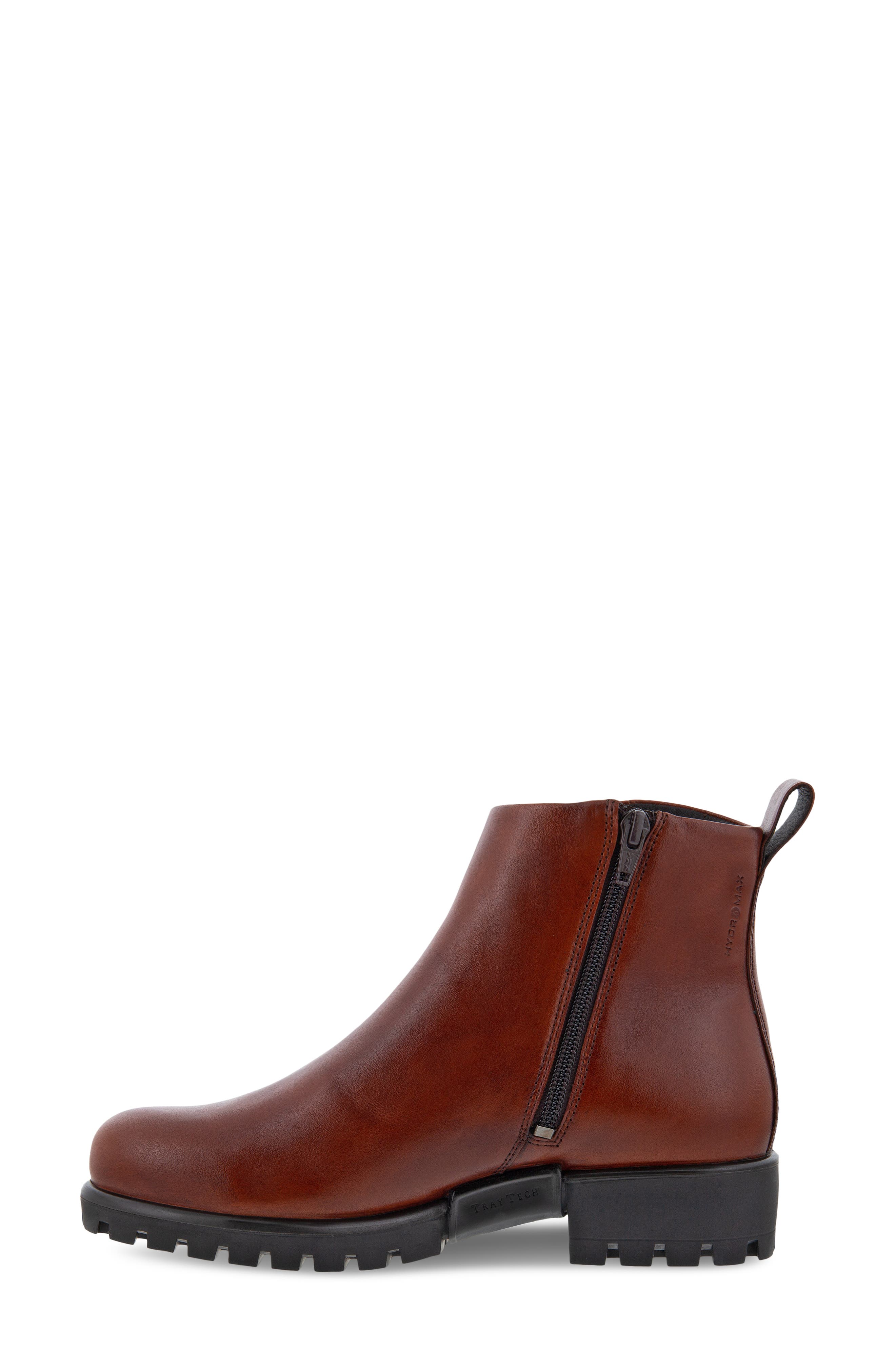 Modtray Water Resistant Ankle Boot, Alternate, color, COGNAC