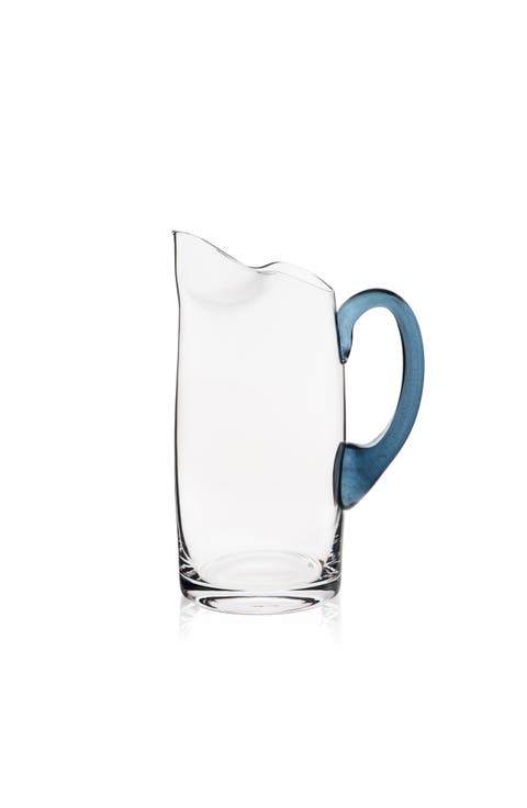 Les Nuages Blue Handled Pitcher - Blue