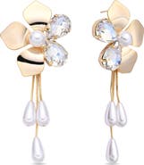 EYE CANDY LOS ANGELES Penelope Flower Drop Earrings