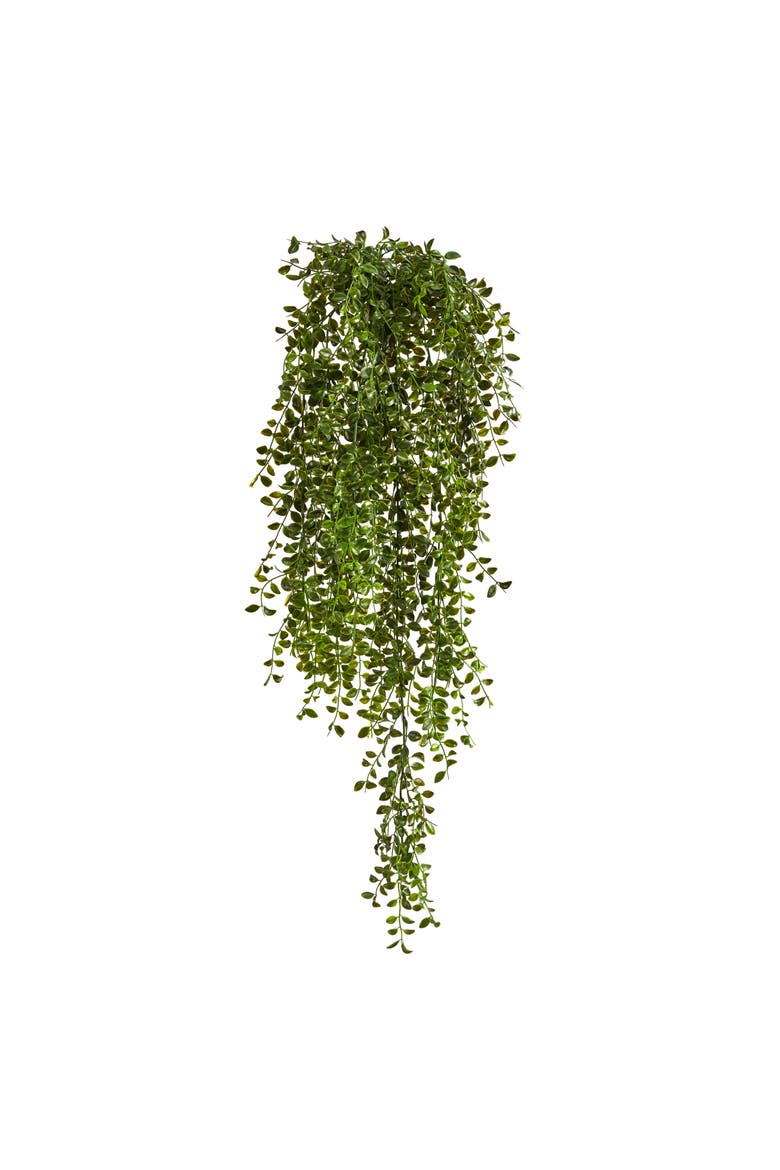 3-ft Gleditsia Artificial Bush Plant UV Resistant, Main, color, Green
