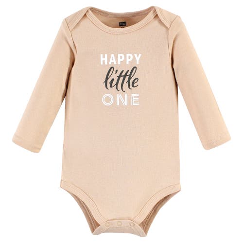 Hudson Baby Essential Long-sleeve Cotton Bodysuit Triple Set