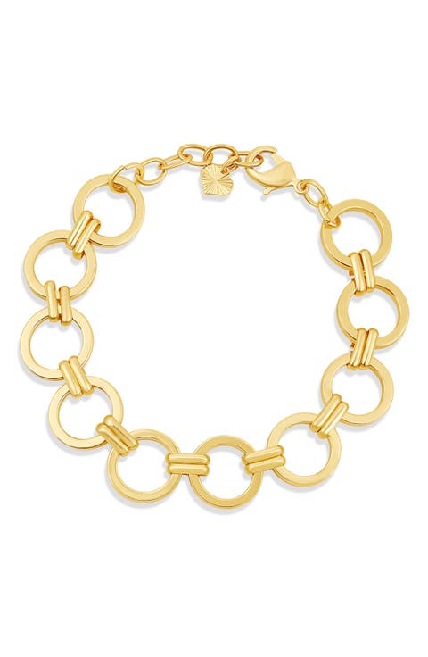 Round Link Statement Bracelet
