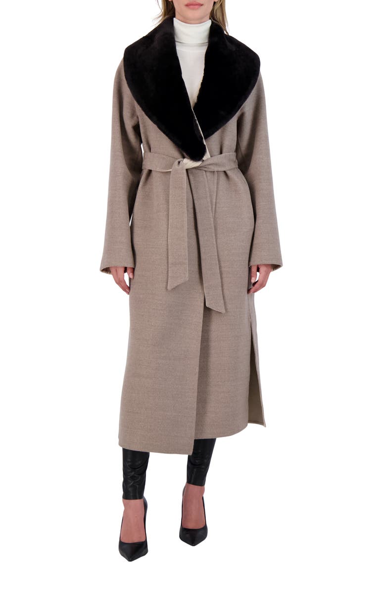 GORSKI Coat Crafted from Loro Piana Wool, Main, color, Taupe/Beige