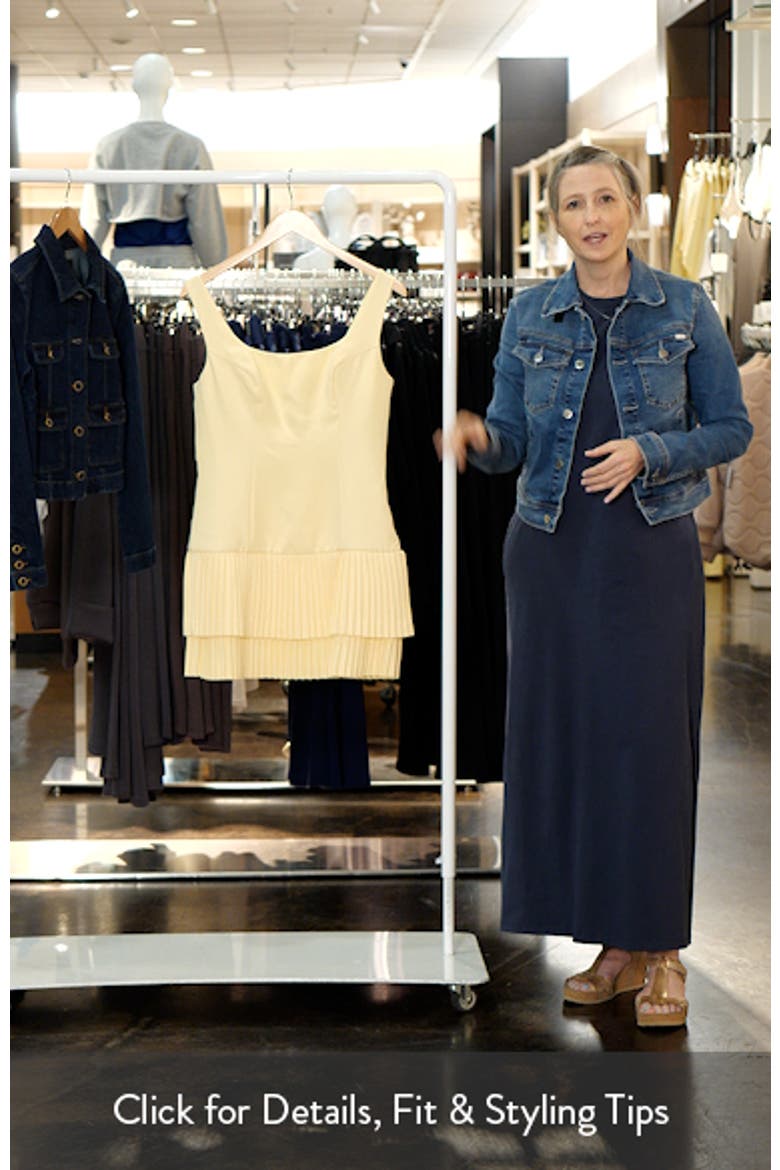 Jadah Tiered Pleated Minidress video
