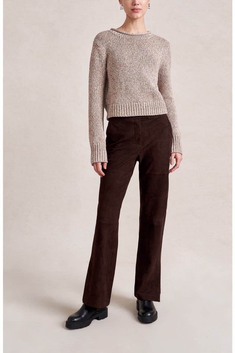 Marled Mini Marina Sweater, Alternate, color, Marled Tan