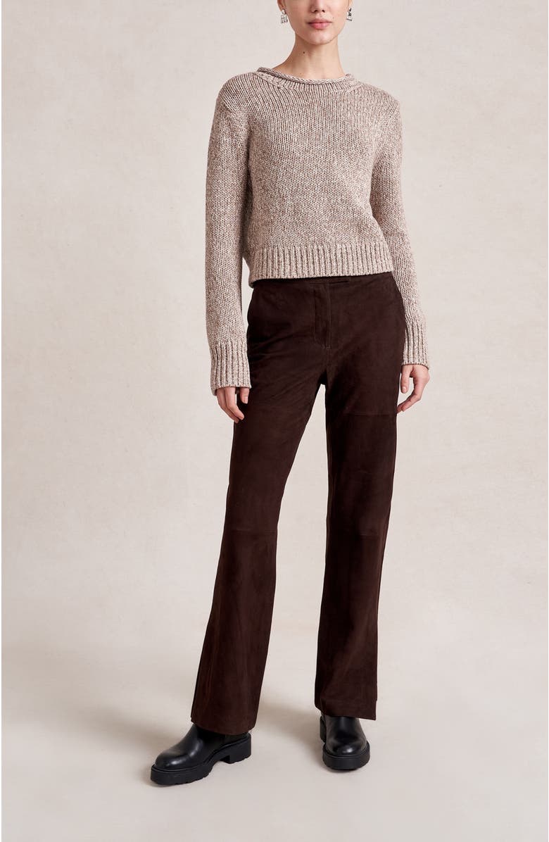 La Ligne Marled Mini Marina Sweater, Alternate, color, Marled Tan