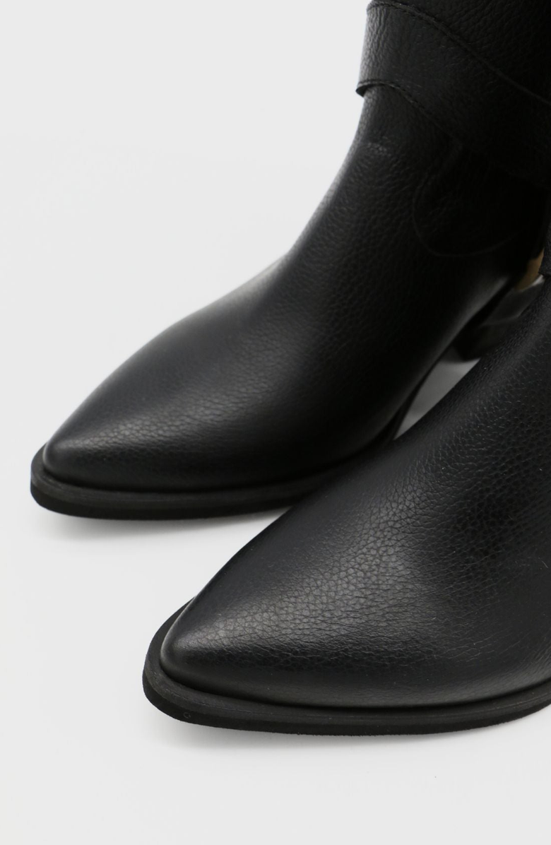 STIVALI NEW YORK Penelope Western Cowboy Convertible Boots, Alternate, color, Black