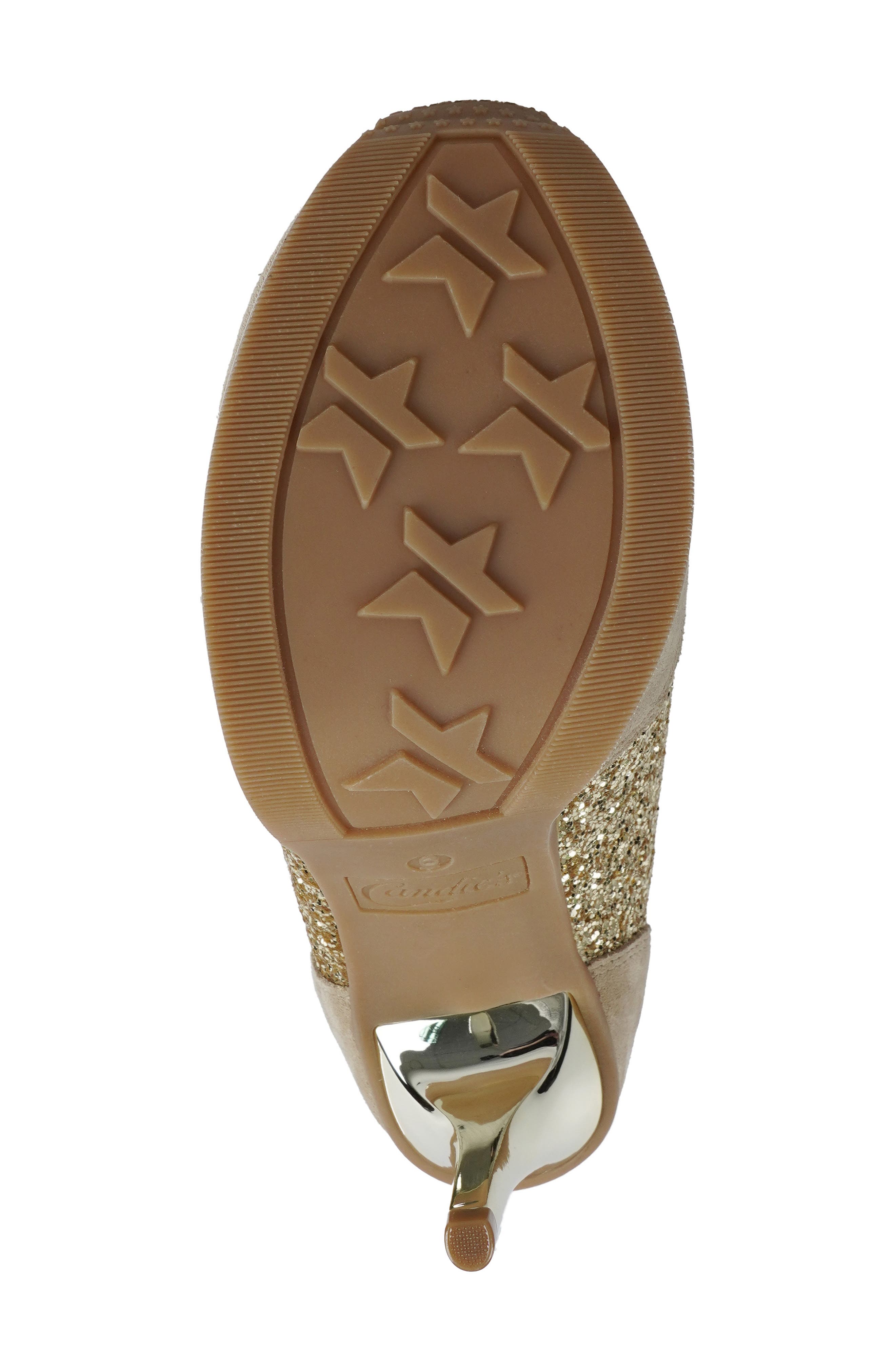 Candie
s Percy Platform Pump, Alternate, color, Beige/ Gold