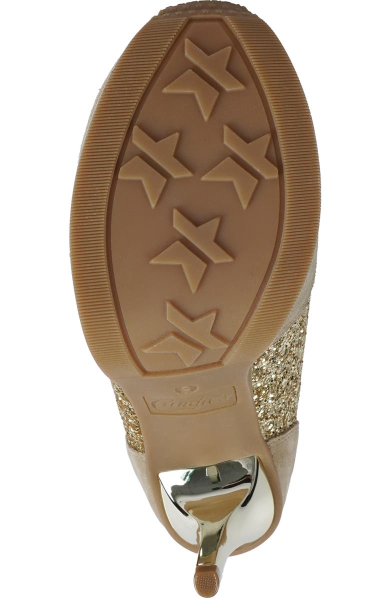 Candie
s Percy Platform Pump, Alternate, color, Beige/ Gold