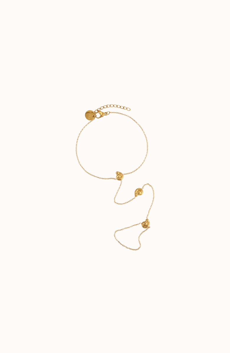 Joiana Jewelry Cove Hand Chain, Main, color, Gold