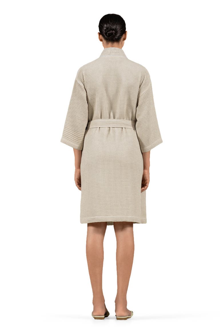 Sauners Unisex Bathrobe, Alternate, color, Beige