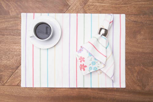 C & F Home C&f Home Bunnies & Blooms Napkin Set Of 6 In Blue