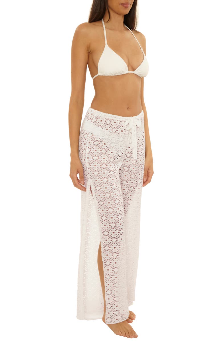 Becca Las Colinas Cover-Up Pants, Alternate, color, White