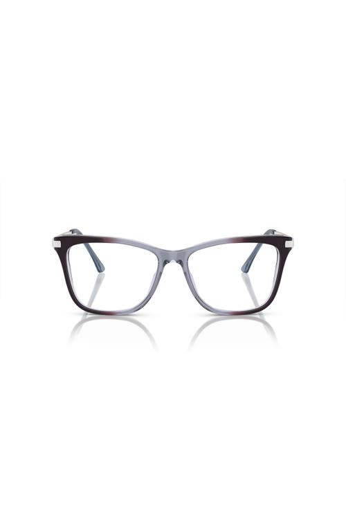 Sferoflex 55mm Butterfly Optical Glasses In Blue