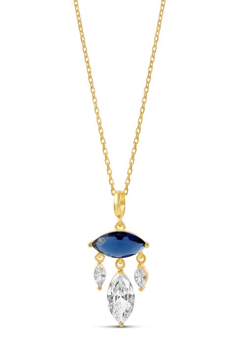 Marquise Chandelier Pendant Necklace