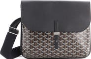 Pre-Owned Goyard Coursier Messenger Bag Coated Canvas and Leather