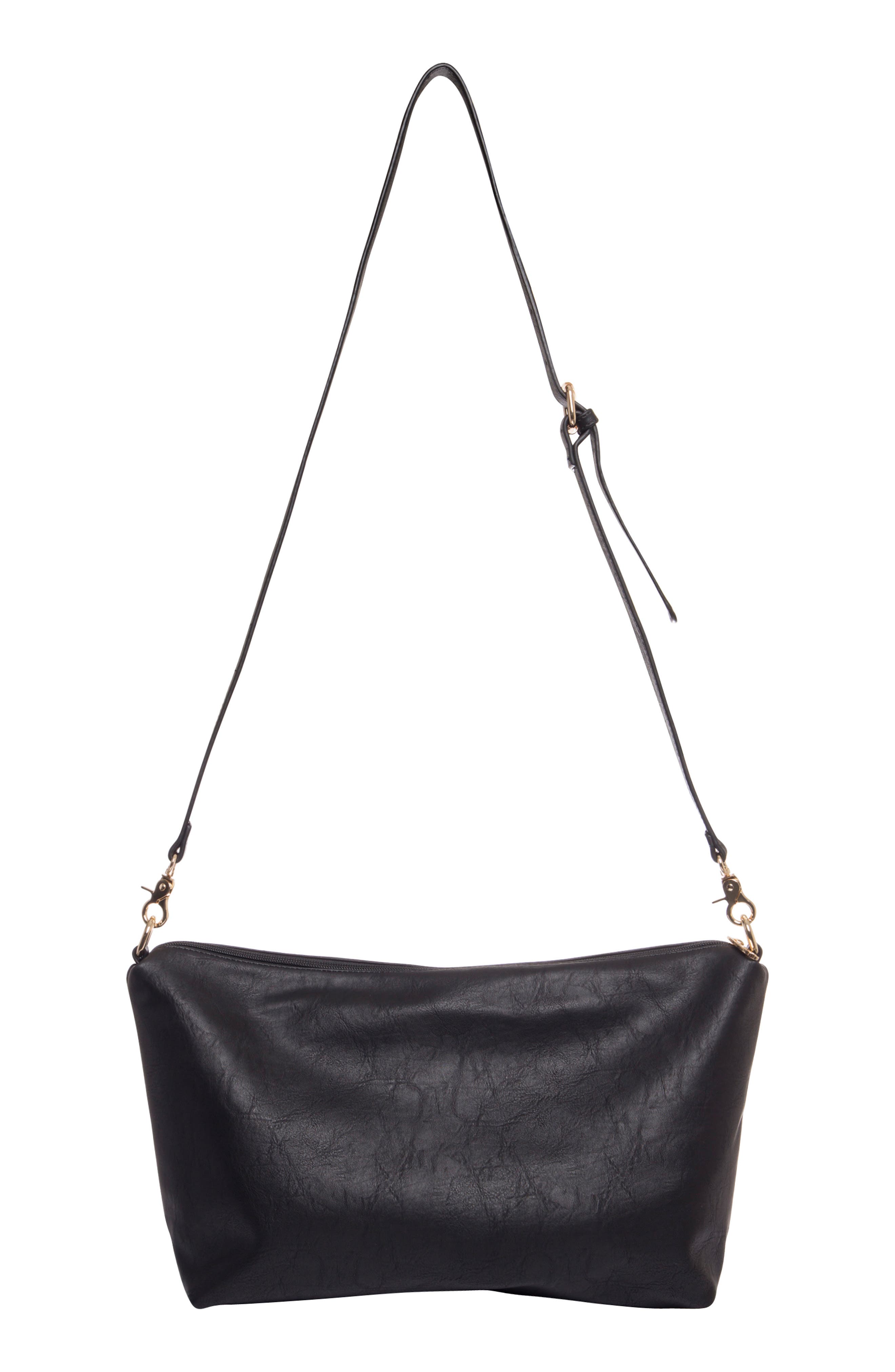 Urban Originals Masterpiece Perforated Vegan Leather Hobo, Alternate, color, 