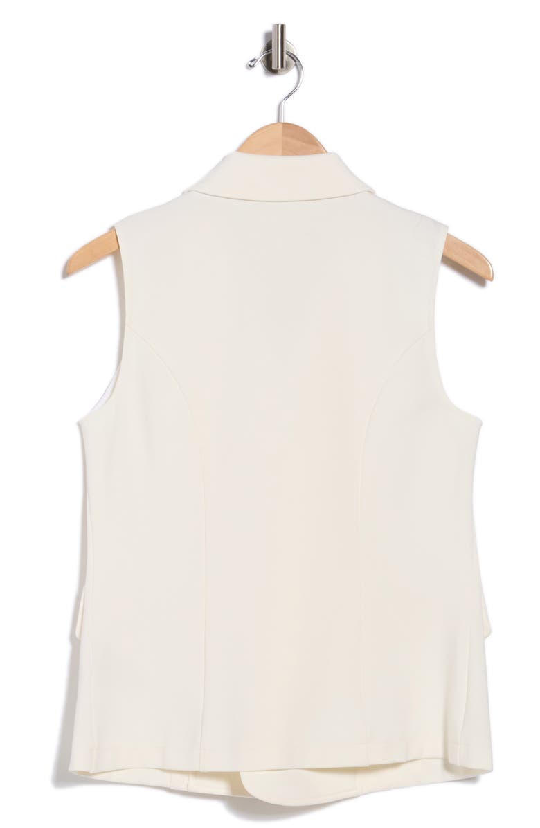 L'AGENCE Aldora Double Breasted Vest, Alternate, color, Ivory