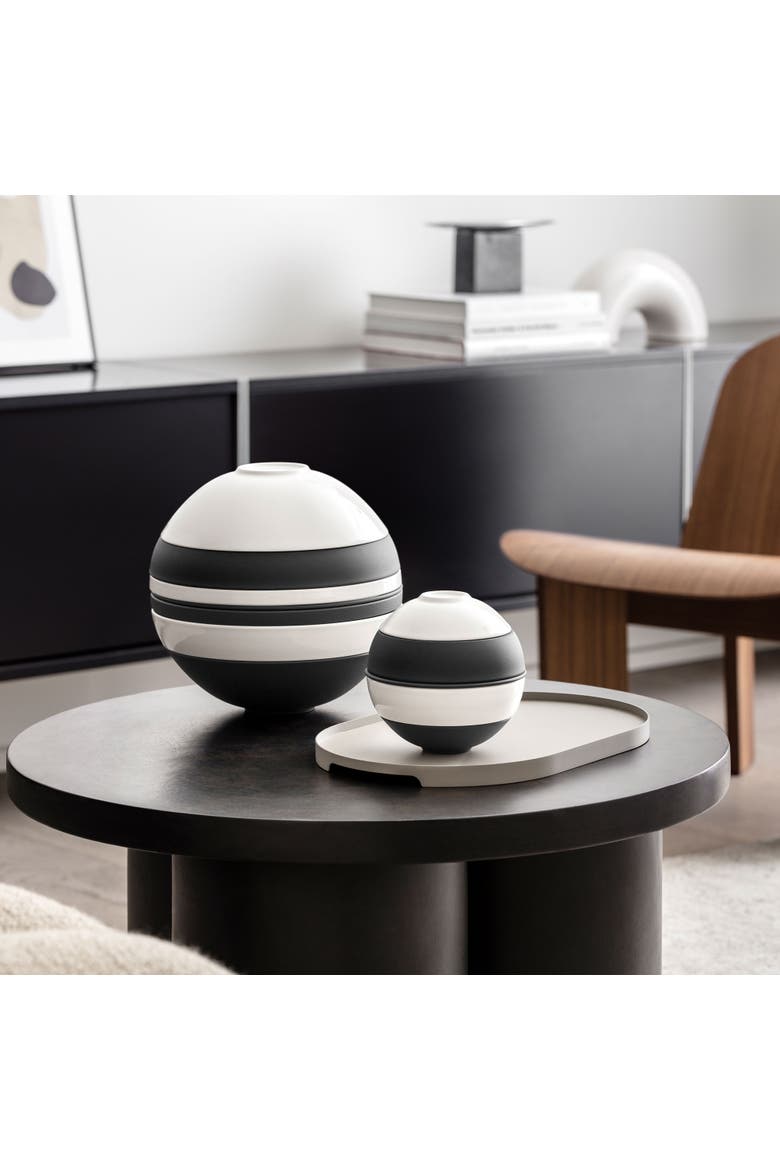 Iconic La Boule, Alternate, color, black & white