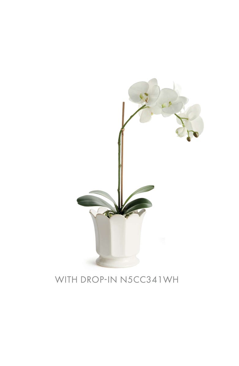 Napa Home & Garden Maline Footed Pot, Alternate, color, White