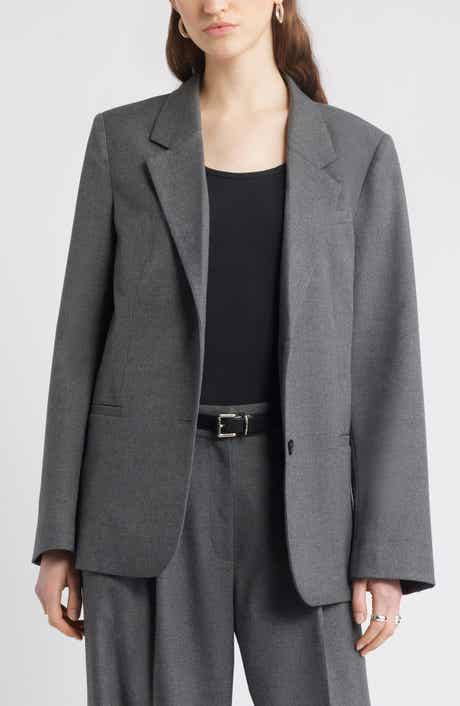 Nordstrom Heathered Boyfriend Blazer