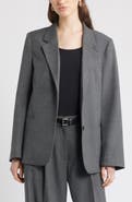 Nordstrom Heathered Boyfriend Blazer