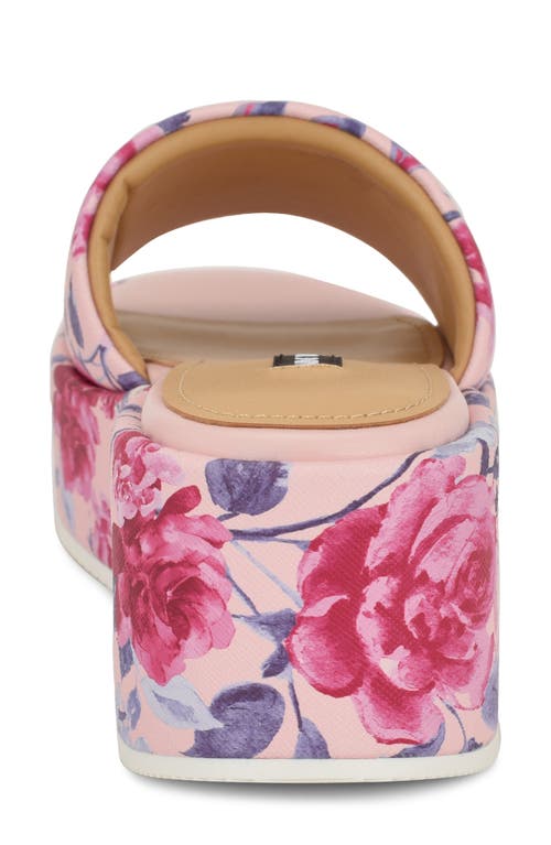Nine West Copen Platform Sandal In Medium Pink