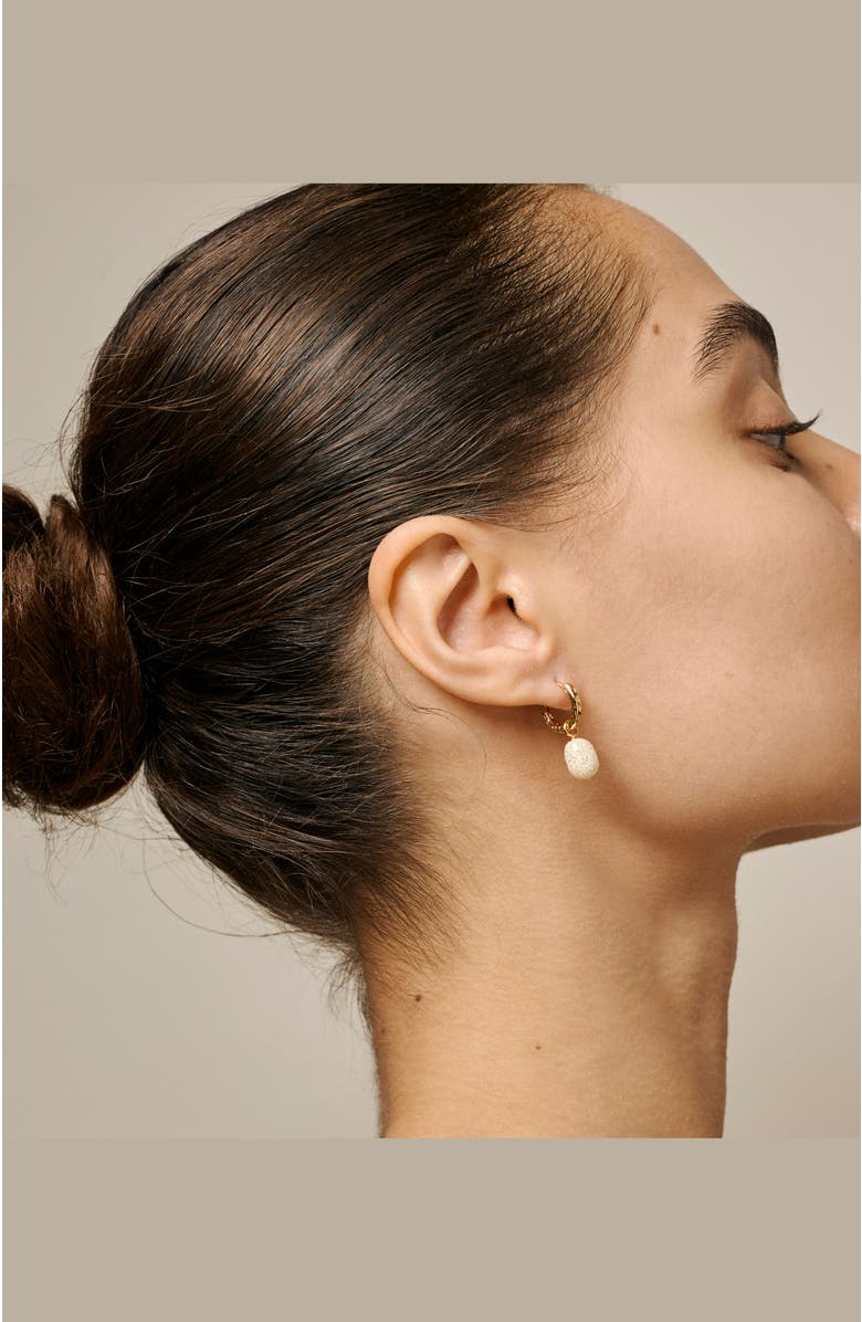 Enamel Copenhagen Significant Enamel Hoops, Alternate, color, Sparkle