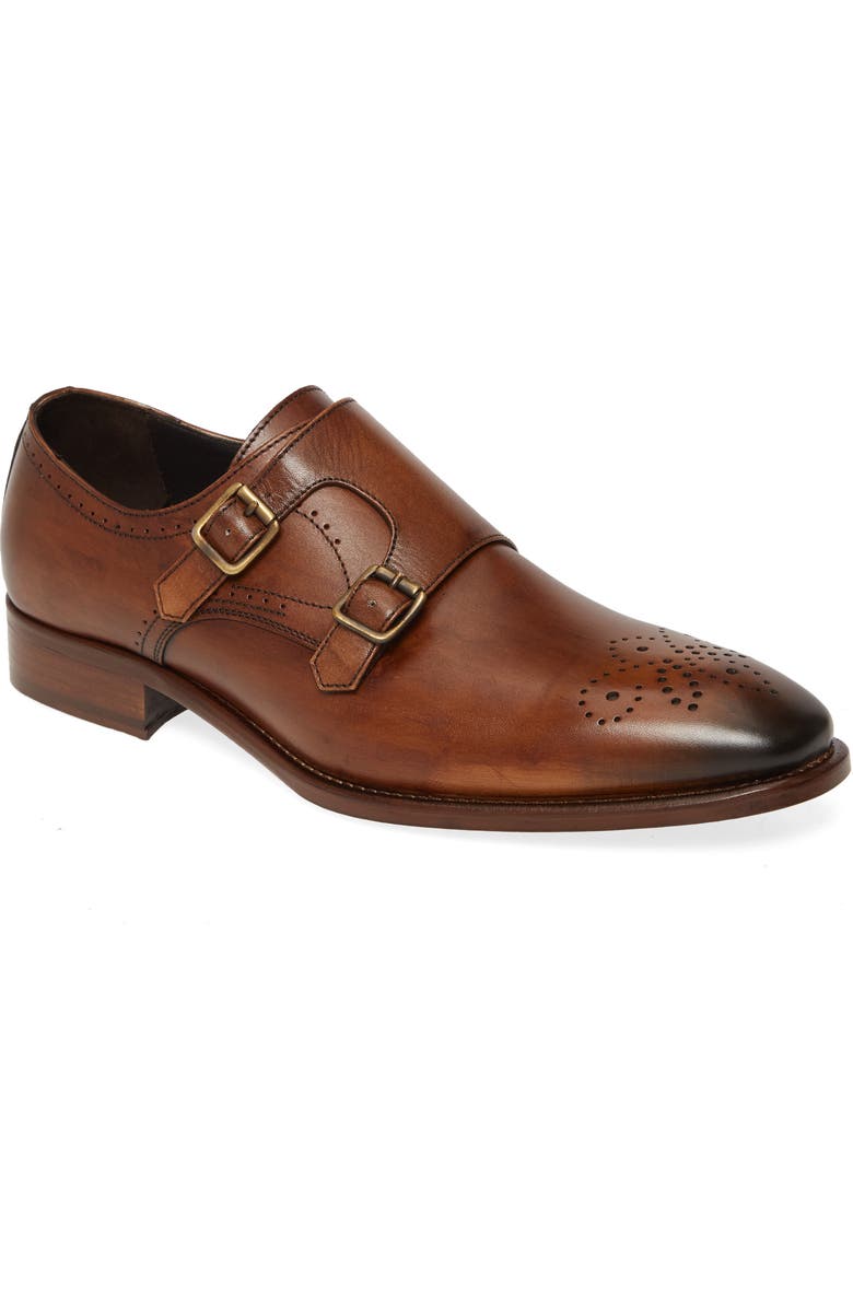 Johnston & Murphy Cormac Double Monk Strap Shoe, Main, color,