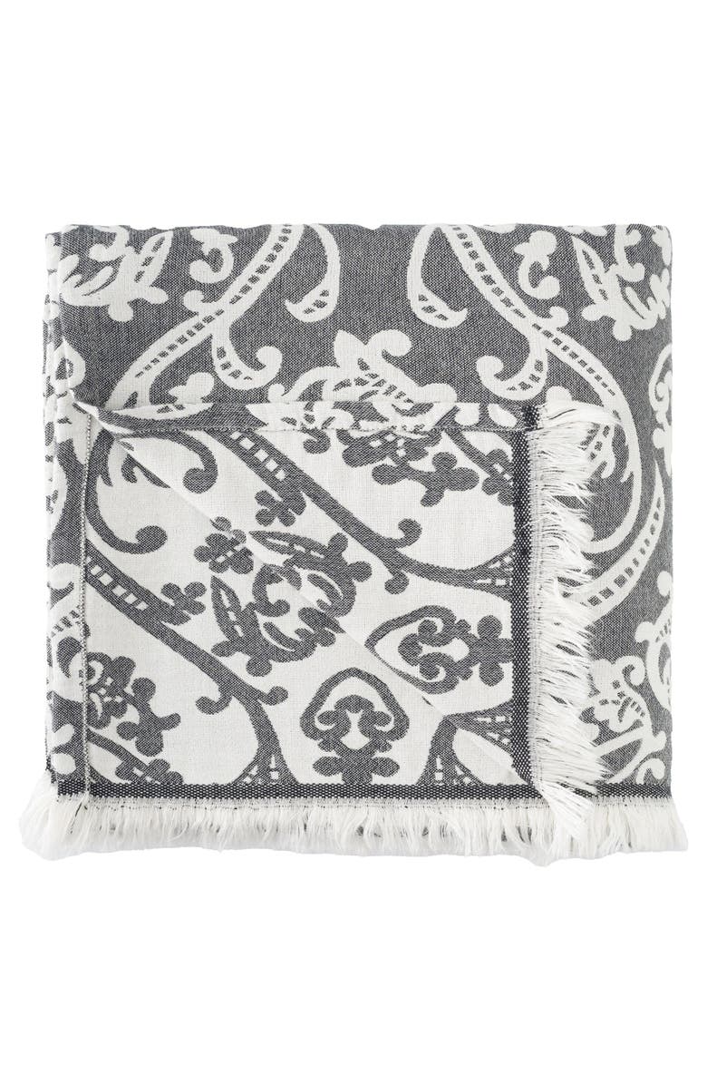 Olive & Linen Simla Blanket, Alternate, color, 