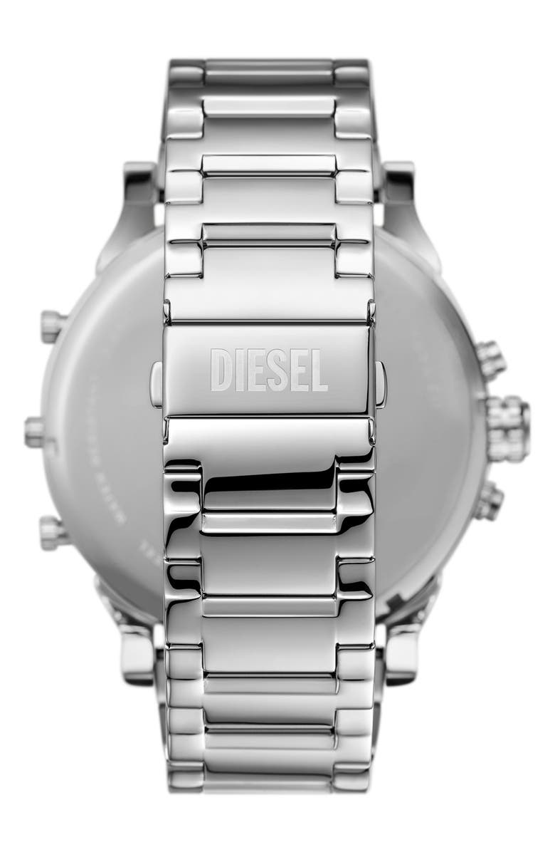 DIESEL<sup>®</sup> Mr. Daddy 2.0 Chronograph Quartz Bracelet Watch, 57mm, Alternate, color, Silver