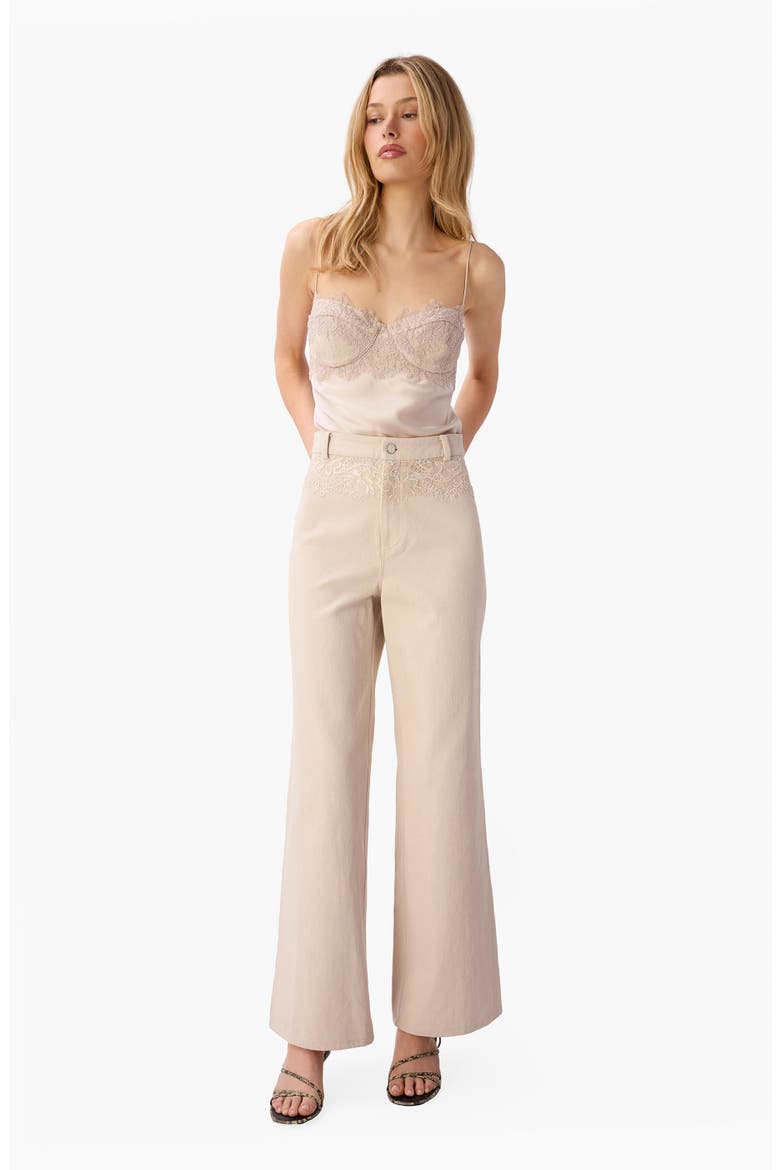Natali Bull Wide Leg Jeans, Alternate, color, OAT