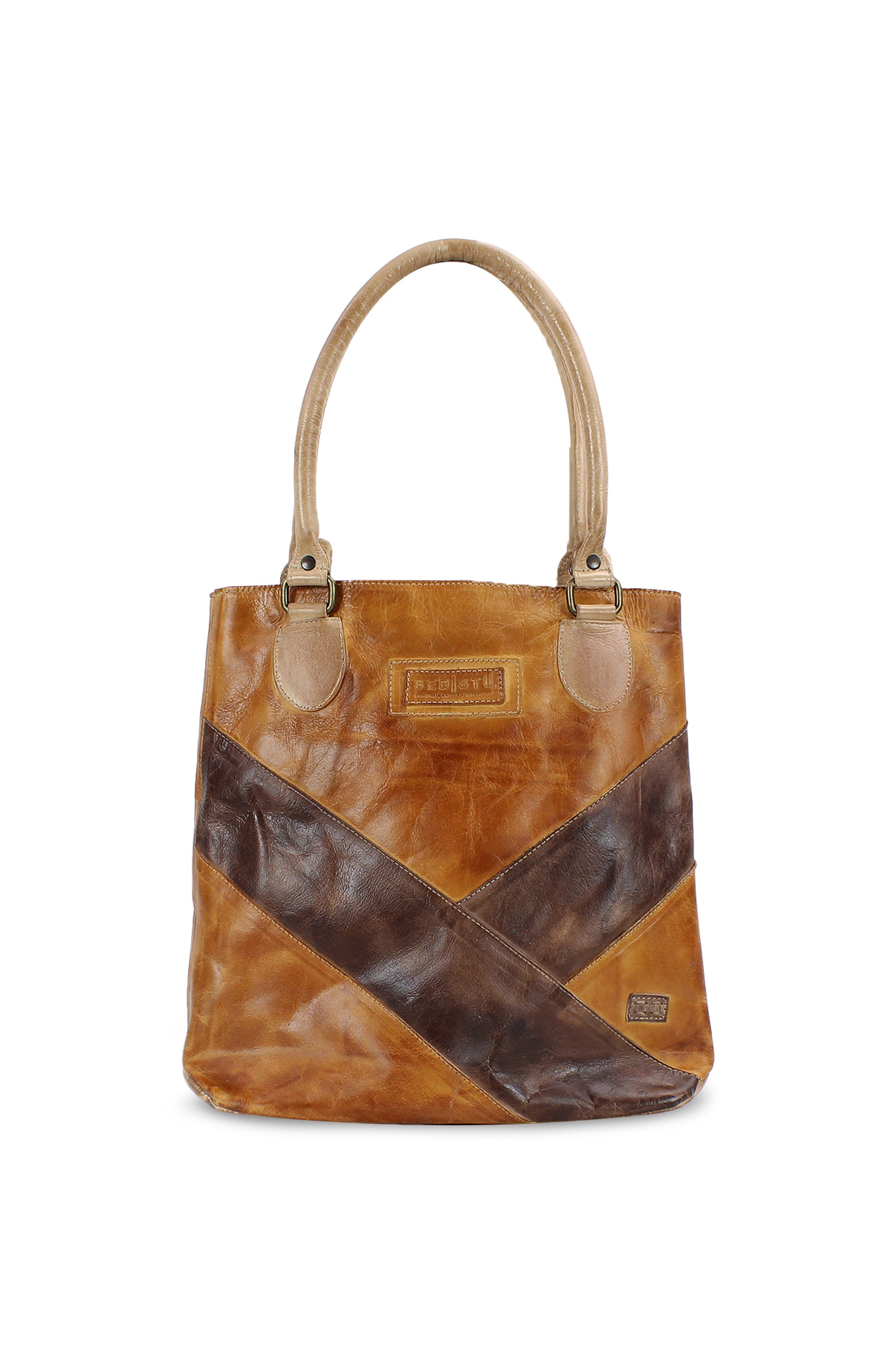 Bed Stu Italic Handbag, Main, color, Cafe Latte Rustic