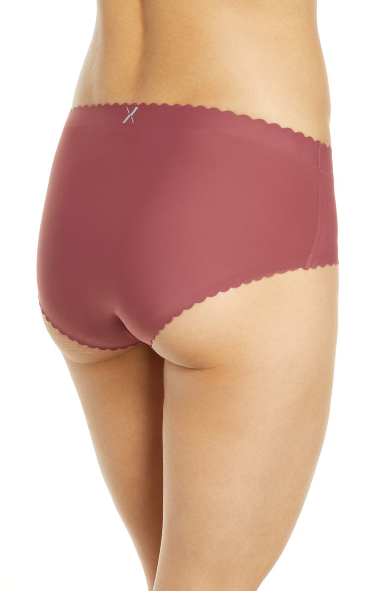 Knix Essential Scallop Boyshorts, Alternate, color, 