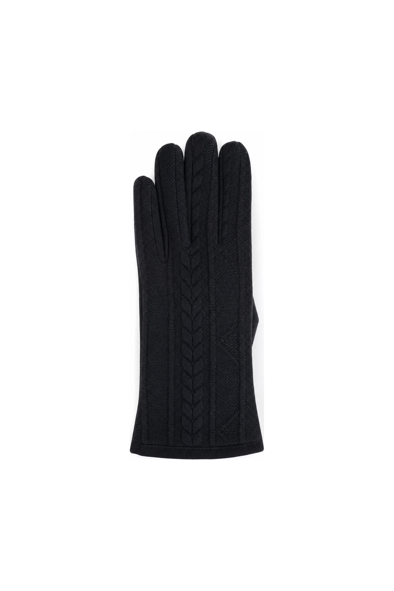 Women's Cable Knit Winter Glove, Alternate, color, Black