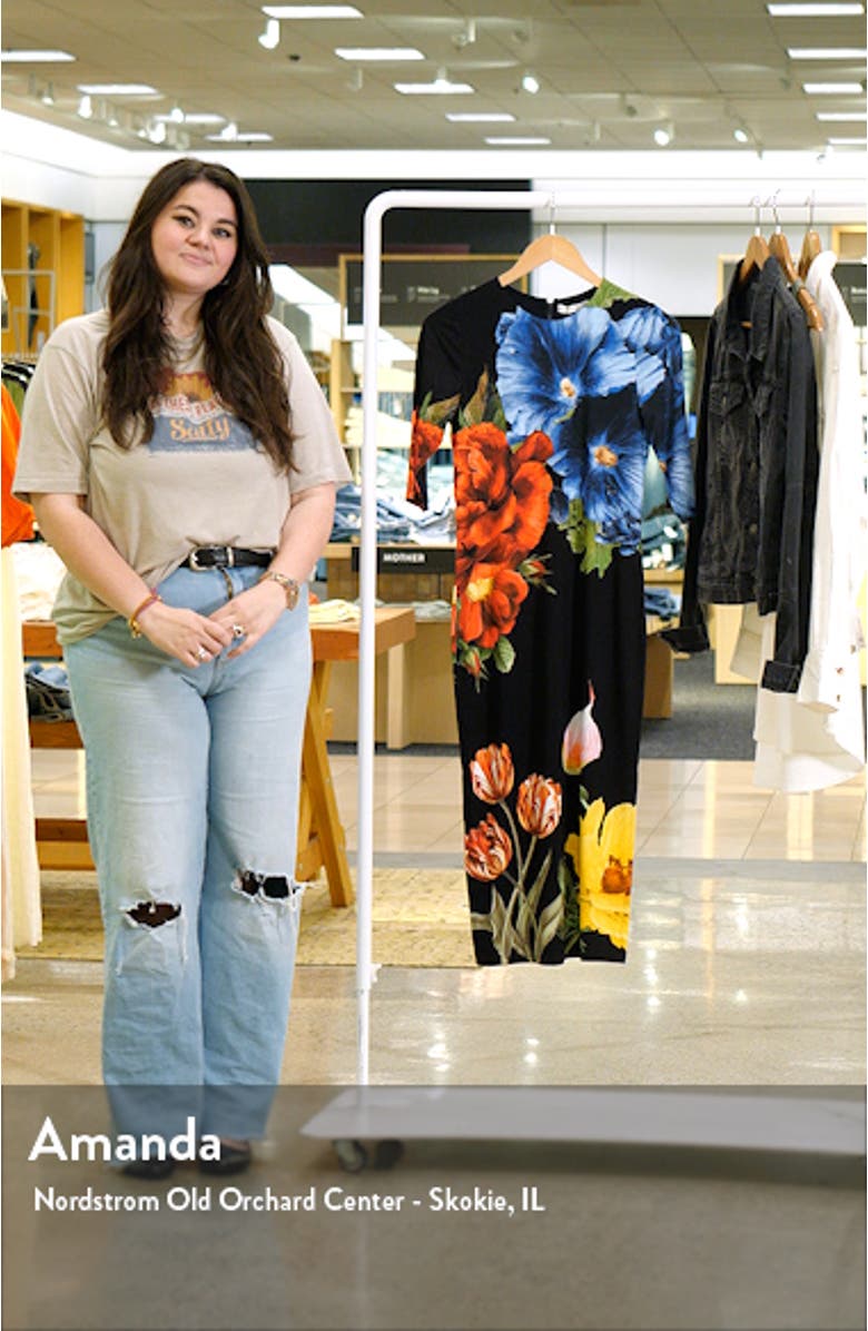 Delora Floral Midi Dress, sales video thumbnail