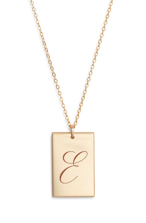 Stella Initial Pendant Necklace