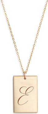 Set & Stones Stella Initial Pendant Necklace