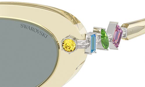 Swarovski 53mm Oval Sunglasses