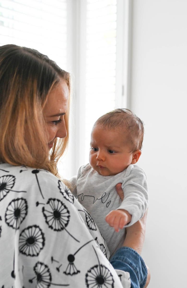 ETTA LOVES 3-Pack Plant Sensory Organic Cotton Muslin Blankets, Alternate, color, Plant Print