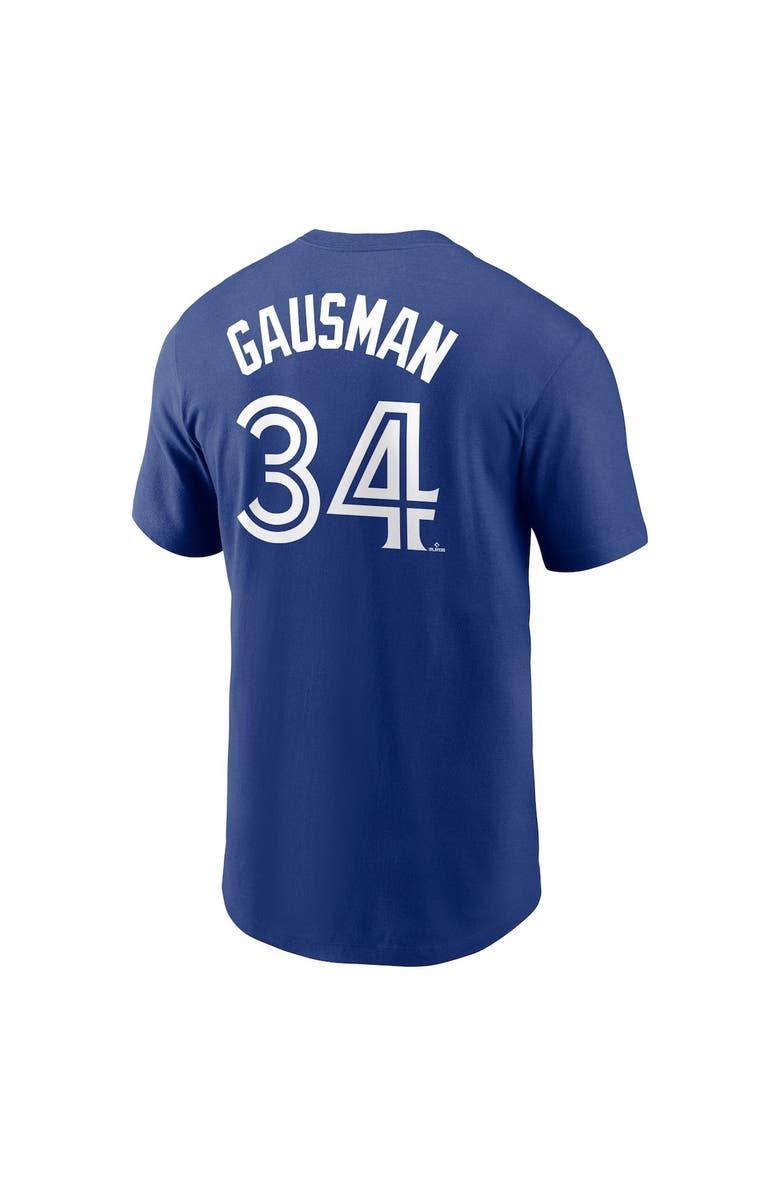 Nike Men's Nike Kevin Gausman Navy Toronto Blue Jays Name & Number T-Shirt, Alternate, color, Navy