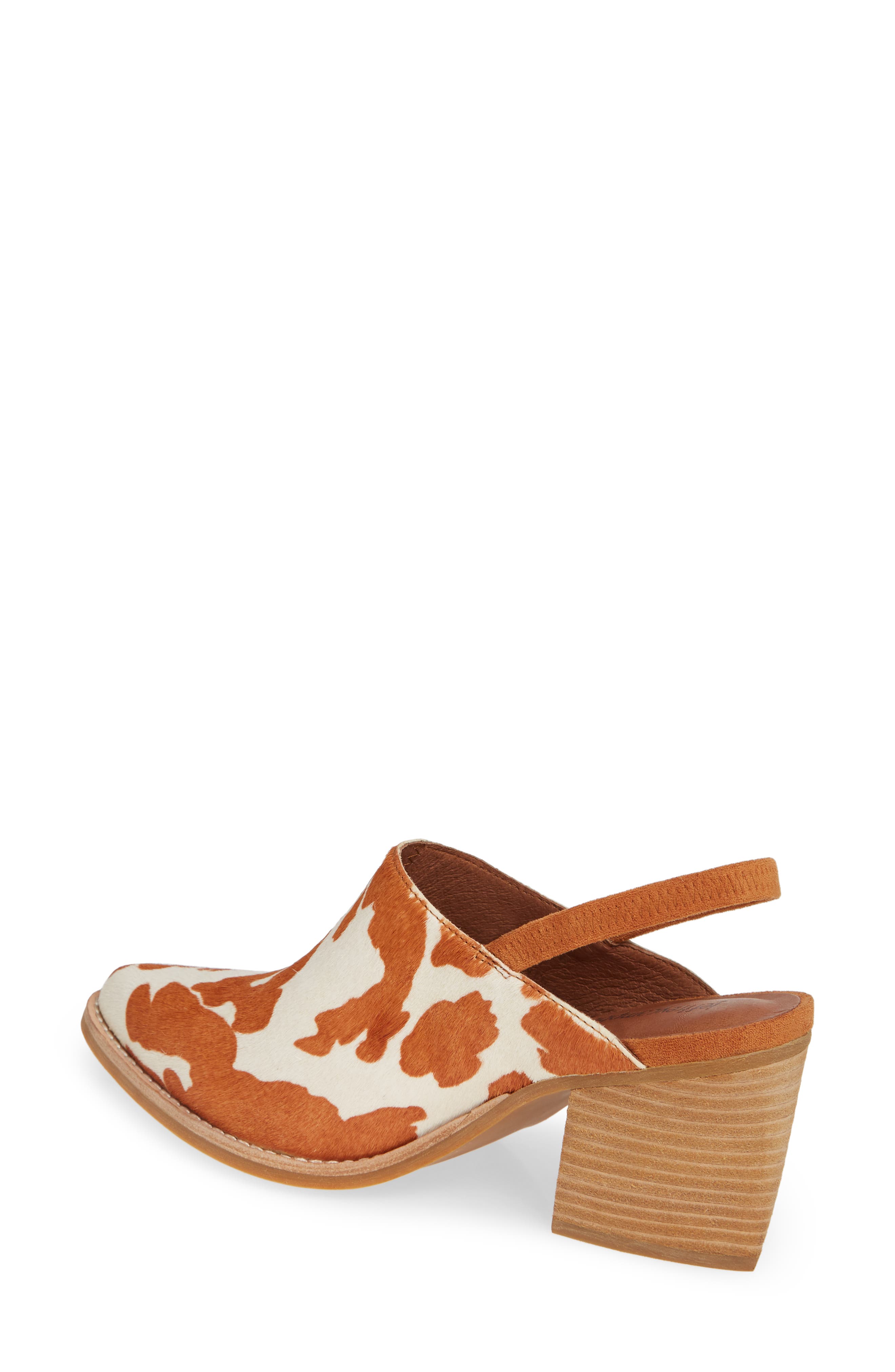 Jeffrey Campbell Favela Genuine Calf Hair Slingback Clog, Alternate, color, 