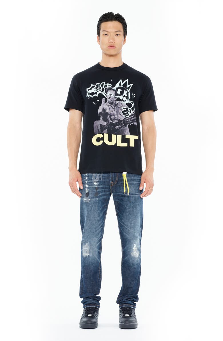 Cult of Individuality Rocker Slim 602 Jeans, Alternate, color, Marine